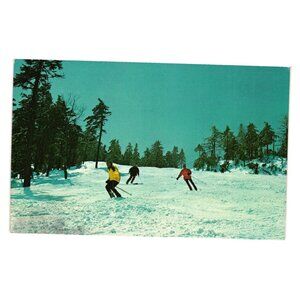 Ski Maines Big Three Postcard Sugarloaf Squaw Saddleback Frank Knaut Bromley USA